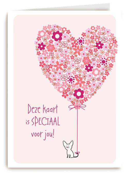 ballon deze kaart is speciaal voor jou