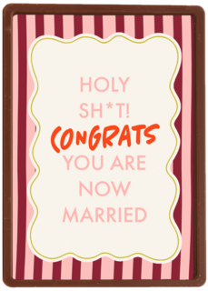 Holy Sht Congrats Married