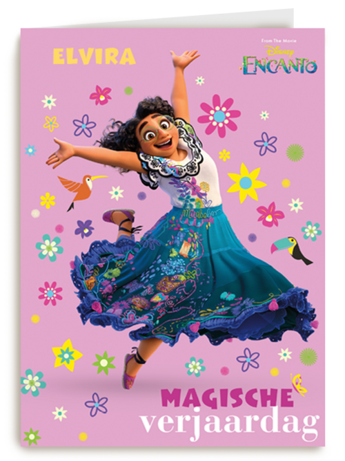 verjaardagskaart encanto magische verjaardag