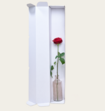 Single Roos Rood Met Vaas 