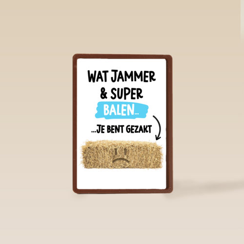 gezakt kaart balen