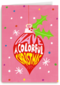 Kerstkaart hip have a colorful Christmas