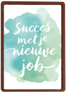 watercolor succes met je nieuwe baan