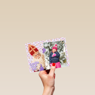 groetjes van de sint met je foto