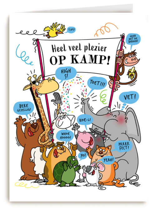 Dieren op kamp