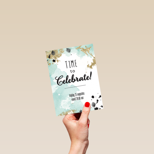 watercolor celebrate