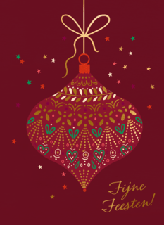 Stijlvolle kerstkaart