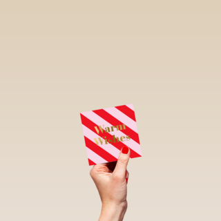 nieuwjaar kaart hip warm wishes