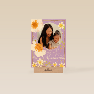 Foto kaart liefs voor moederdag