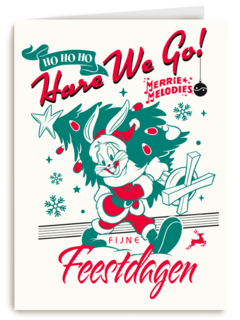 fijne feestdagen van bugs bunny