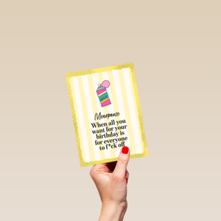 Menopause all you want for your bday