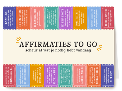 Affirmaties to go