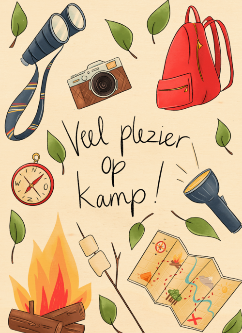 op kamp kaart matia studio