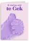 Tek gek Fluffy Hand