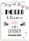 kleine een meid is geboren