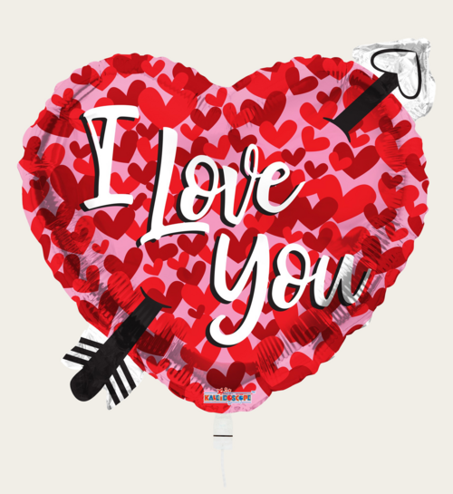 Ballon I Love You Hart Multi