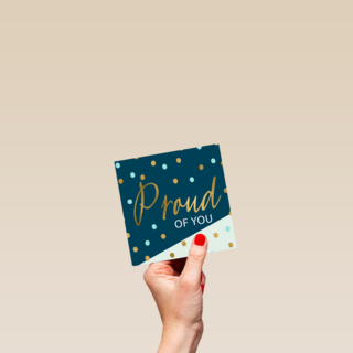 compliment kaart trots of you
