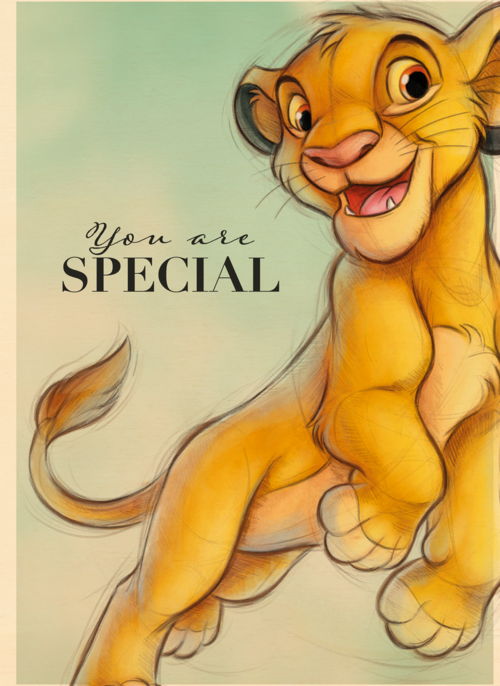 Simba verjaardagskaart you are special