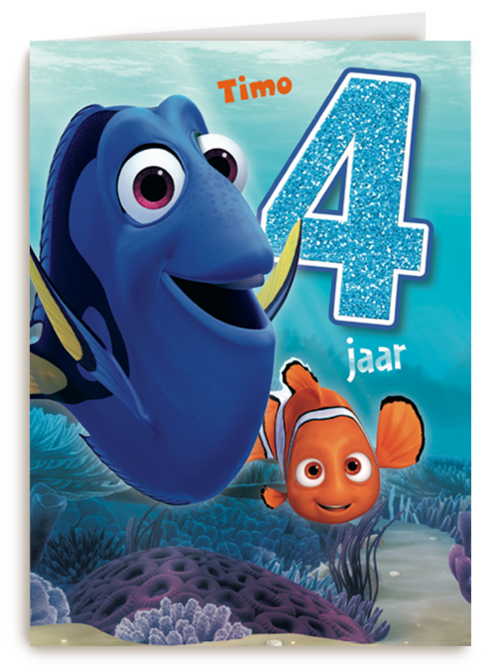 verjaardag leeftijden nemo 4 jaar