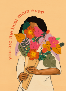 moederdag kaart you are the best mom ever