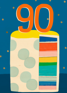 Verjaardagstaart 90 jaar