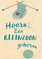 hoera hoera een kleinzoon geboren