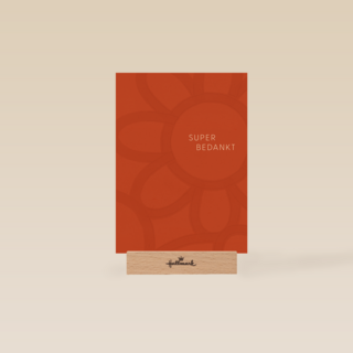 Bloem superbedankt rood