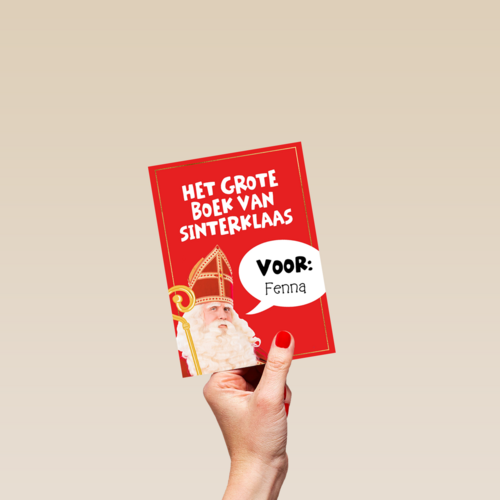 Sinterklaaskaart Het grote boek van Sinterklaas