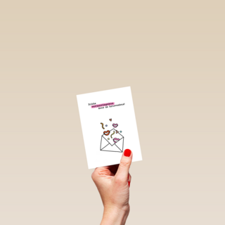 Verjaardagskaart Verjaardagskus Door De Brievenbus