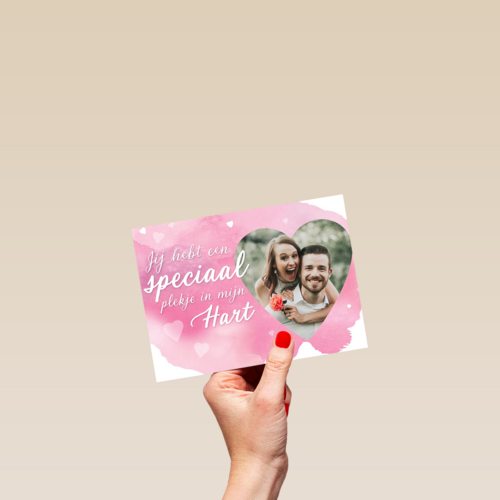 valentijnskaart foto speciaal plekje in mijn hart