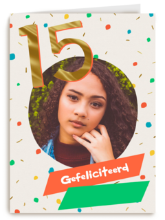 Gefeliciteerd 15 jaar fotokaart