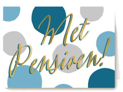 een gouden pensioen
