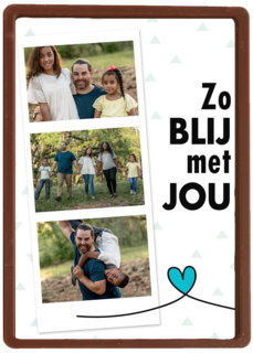 fotokaart zo blij met jou