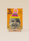 verjaardag kaart kids meisje feestmuts