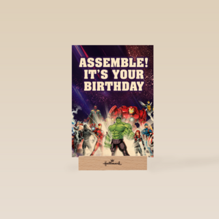 avengers assemble its your birthday verjaardagskaart