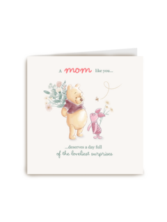 Moederdag kaart Winnie de Poeh surprises