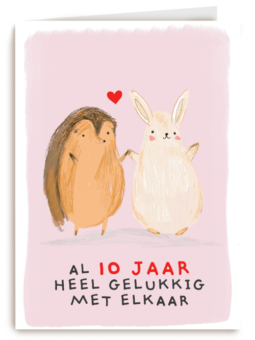 Al 10 jaar heel gelukkig met elkaar