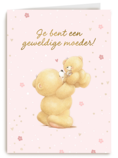 moederdag kaart forever friends je bent een geweldige moeder