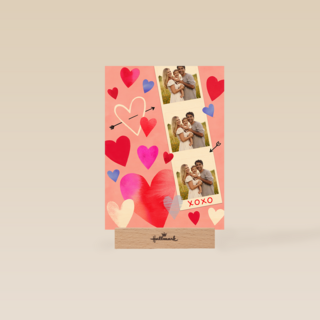 Valentijn XOXO Fotokaart