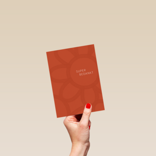 Bloem superbedankt rood