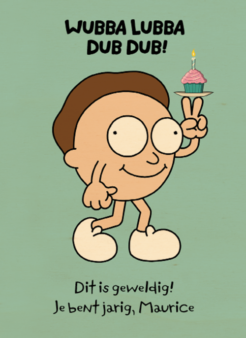 Rick Morty Wubba Lubba Dub Dub