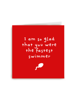 Valentijnskaart Fastest swimmer