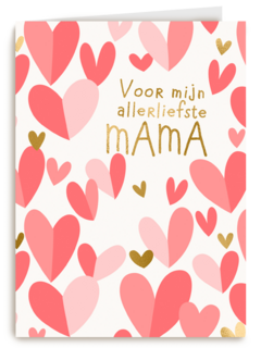 moederdag kaart klassiek voor mijn allerliefste mama