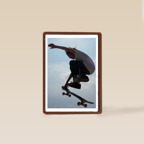 dubbele fotokaart een foto lang
