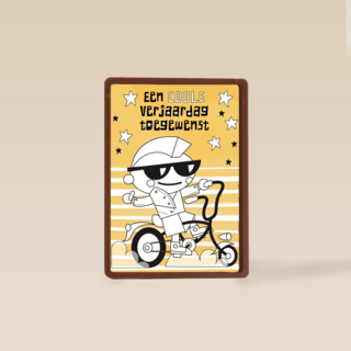 Verjaardag jongen inkleuren draak