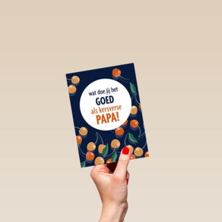 vaderdag kaart kersverse papa