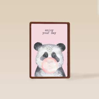 verjaardag kaart hip panda enjoy your day