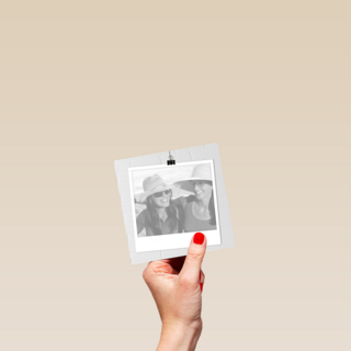 fotokaart blanco simpel grijs vierkant
