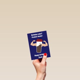 Verjaardag Jongen Protein Shake