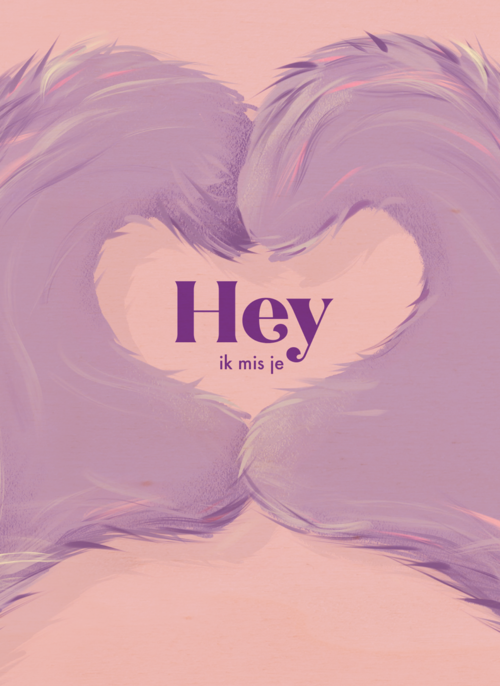Ik mis je Fluffy Hands